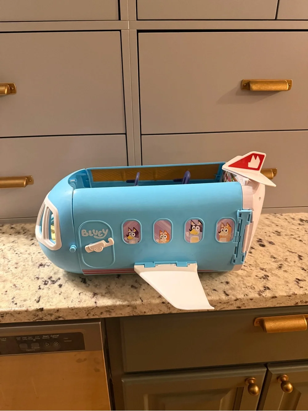 Bluey 3-in-1 Transforming Airplane Boat Playset Play Set